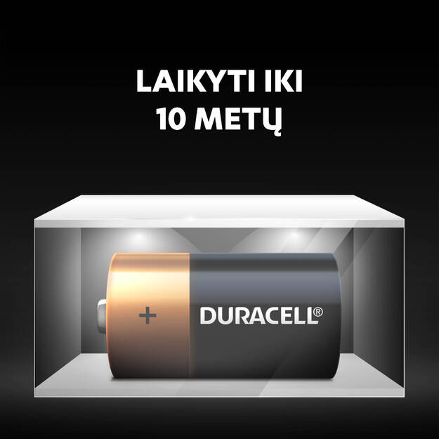 Baterijos DURACELL C, LR14, 2vnt 8