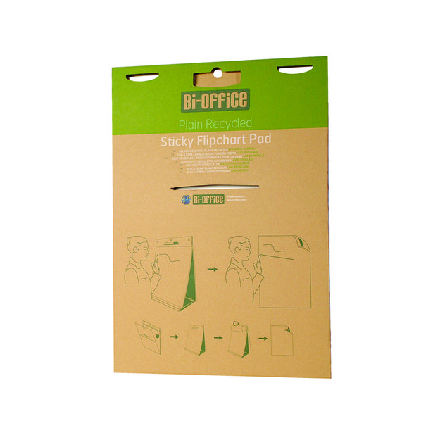 Priklijuojamasis stalinis konferencijų bloknotas BI-OFFICE EARTH, 20 lapų, 65 x 98 cm 1