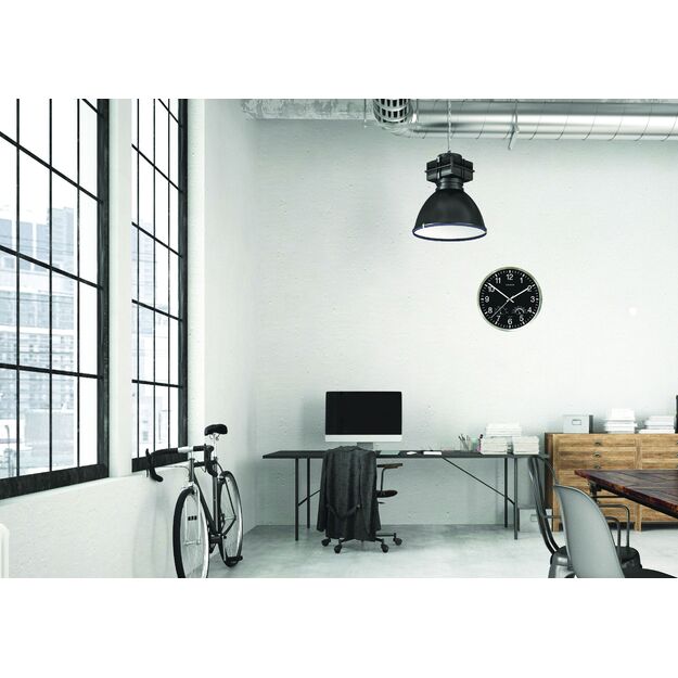 Sieninis laikrodis UNILUX WETTY 30cm, su termometru ir higrometru 1