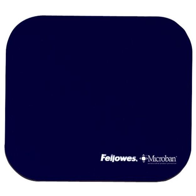 Fellowes Microban pelės kilimėlis, 264 mm x 280 mm x 3 mm, mėlynos spalvos