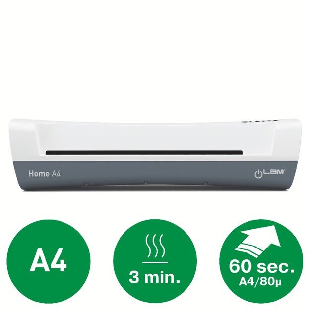 Laminavimo aparatas Leitz iLAM Home A4, 125mic, baltos/pilkos spalvos 7