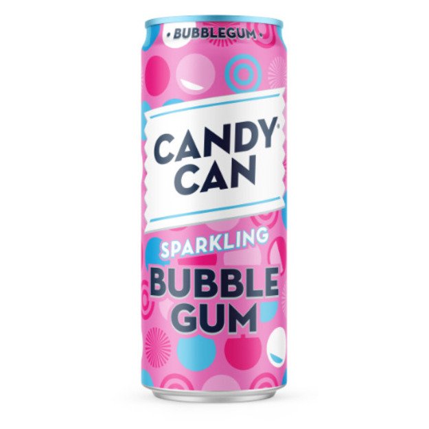 Gazuotas gaivusis gėrimas CANDY CAN Bubblegum, 0.33 l