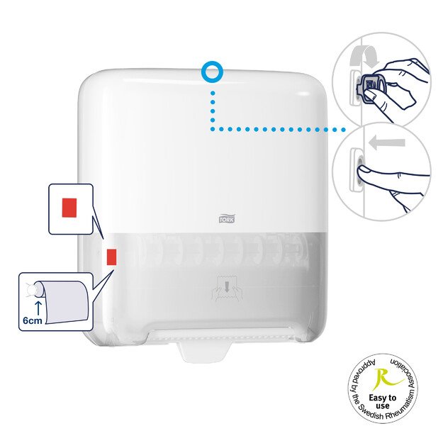 Ruloninio rankšluosčio laikiklis TORK H1,551000 4