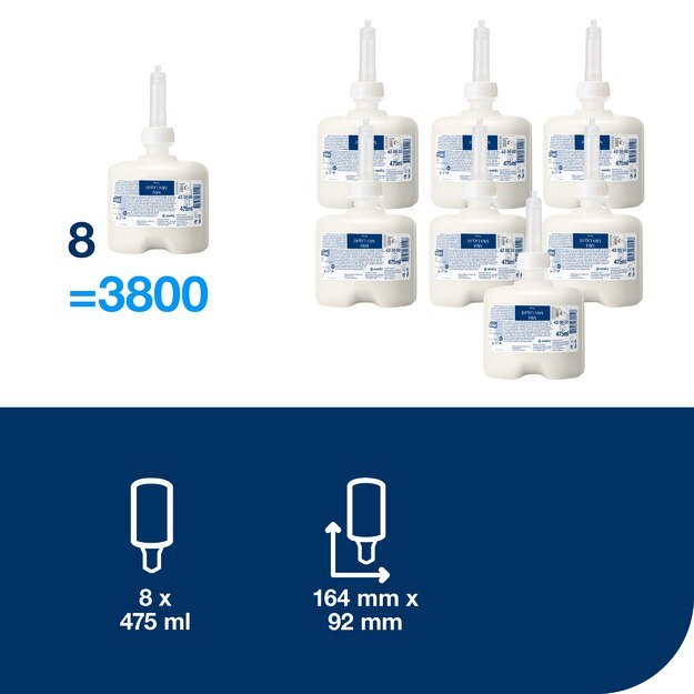 Skystas muilas su kremu TORK PREMIUM MILD 0,475ml 420502 4