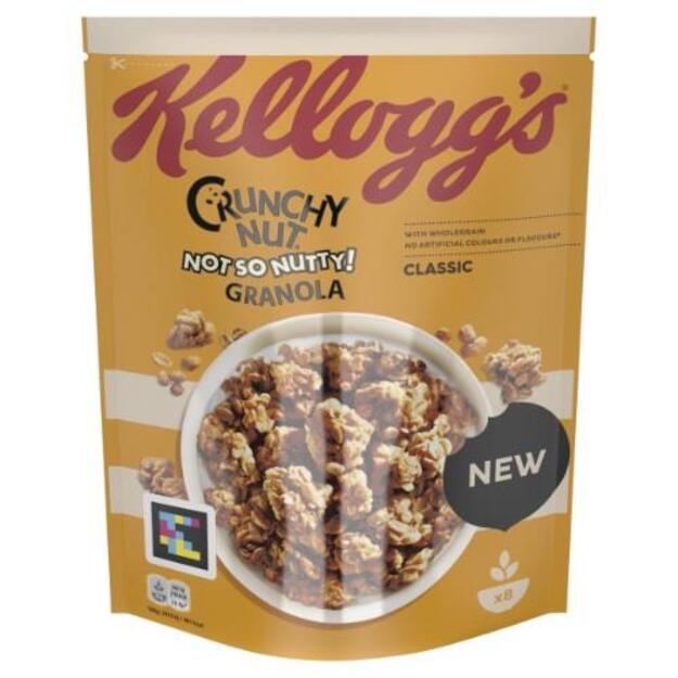 Dribsniai KELLOGG S Crunchy Nut Granola Classic, 380 g