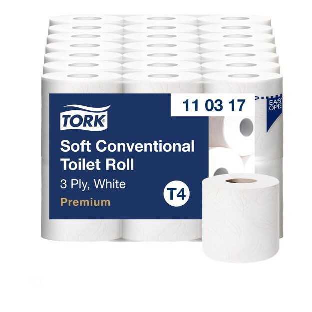 Tualetinis popierius TORK PREMIUM EXTRA SOFT T4, 110317,  9.9cmx34.72m, 3 sl., 6 vnt./pak. 2