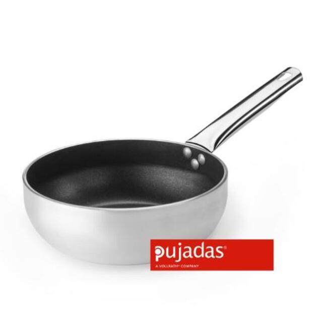 Keptuvė PUJ ERGOS, gili, nesvylanti danga, aliuminis 3,5 cm, D 28 cm, H 7,5 cm, vnt