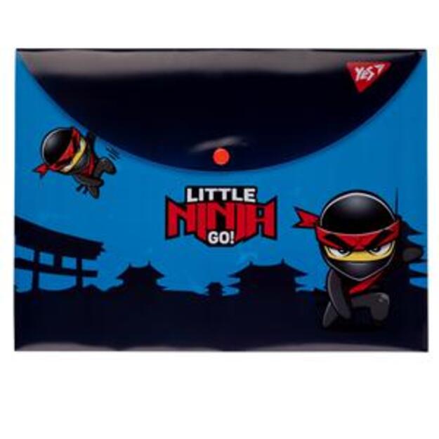 Aplankas (vokas) su spaustuku YES  Ninja , A4