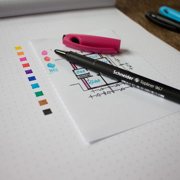 Rašiklis SCHNEIDER TOPLINER 967, 0,4 mm. 4