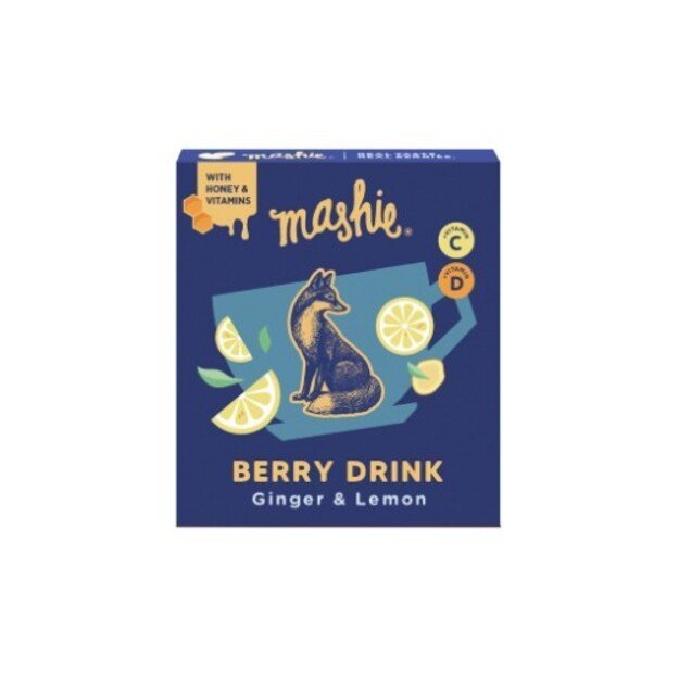 Uogų tyrė MASHIE, su imbieru ir citrina  40 ml x 2 vnt
