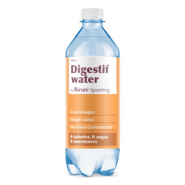 Funkcinis gaivusis gėrimas DIGESTIF WATER BY BIRUTĖ 0,6l