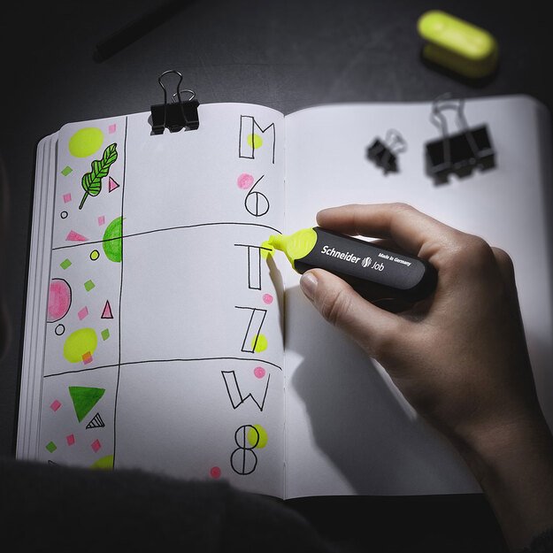 Teksto žymeklis SCHNEIDER JOB, 1-5 mm. 5