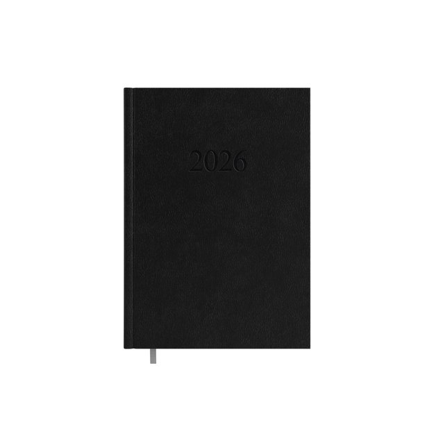 Kalendorius MANAGER Day 2026, A5, PVC, juoda