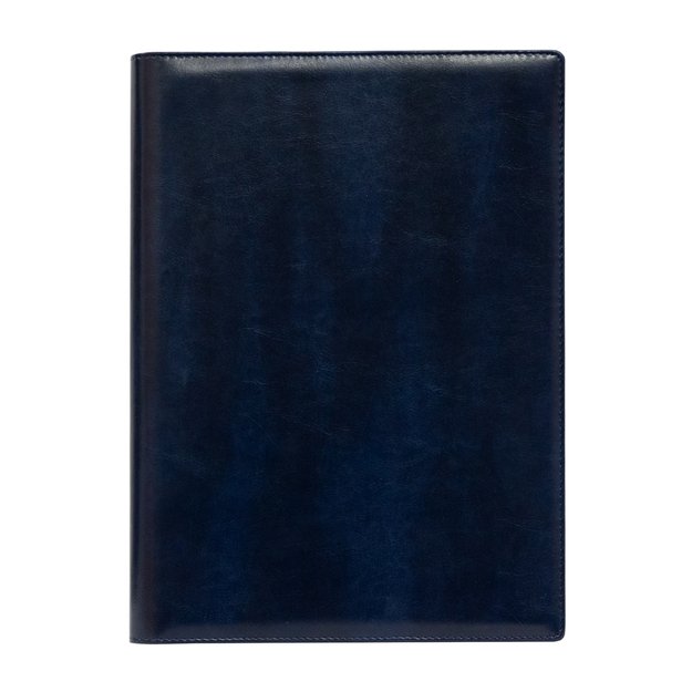 Kalendorius SENATOR DAY Spirex 2026, A4, PU, tamsiai mėlyna