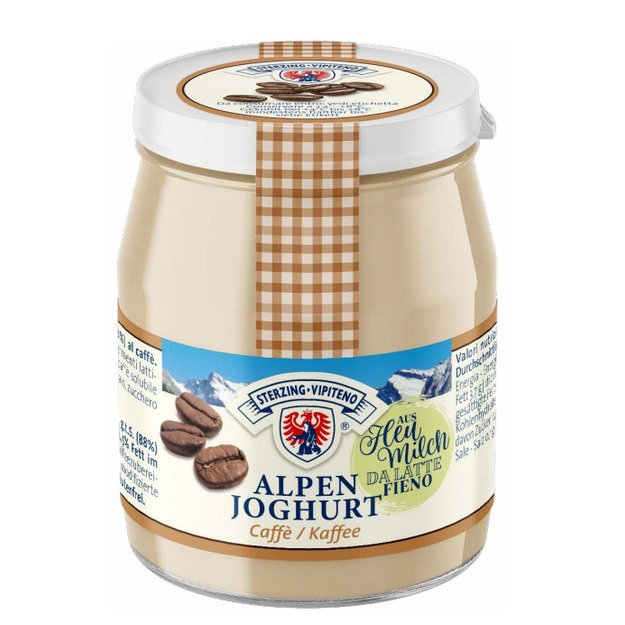 Jogurtas, VIPITENO, ALPEN, kavos skonio, stikliniame indelyje, 150 g