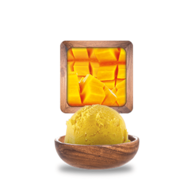 Sorbetas GLACES DES ALPES, mangų skonio, 2,5 l / 1,65kg
