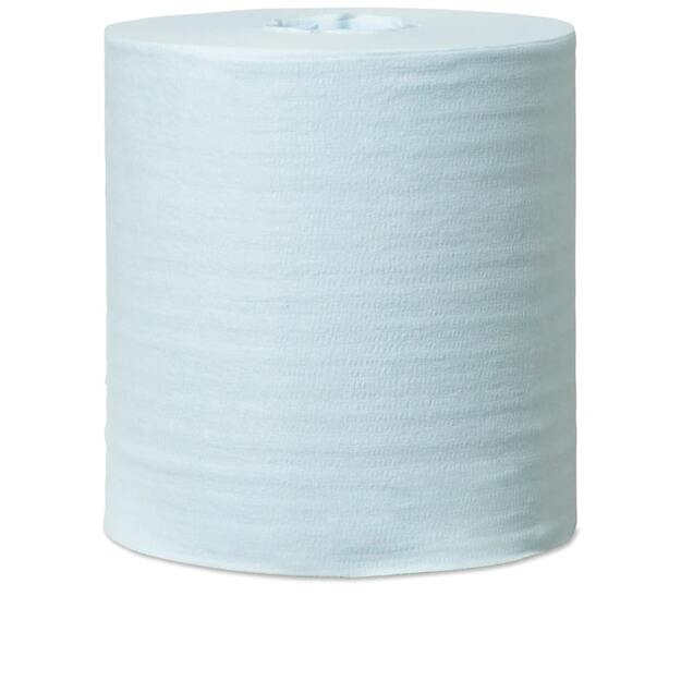 Valymo šluostė TORK, mažai besipūkuojanti, 190491, 1sl., 60m, turkio spalvos 1
