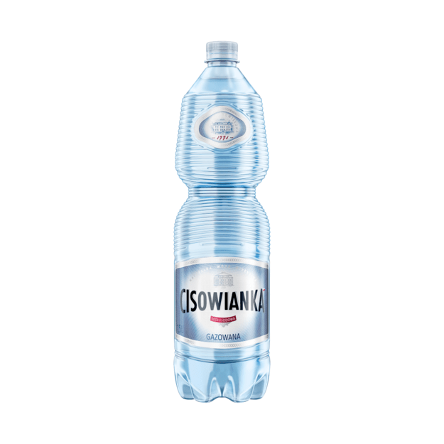 Natūralus mineralinis vanduo CISOWIANKA, gazuotas, 1,5 l, D