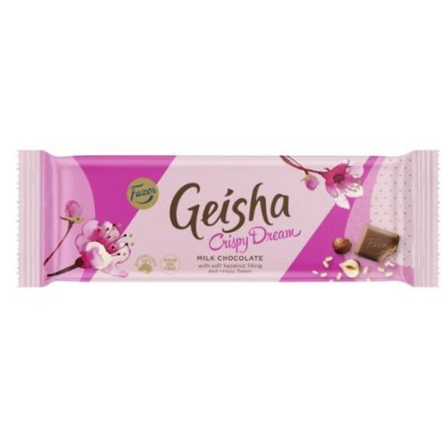 Pieninis &scaron;okoladas GEISHA crispy dream, 100g