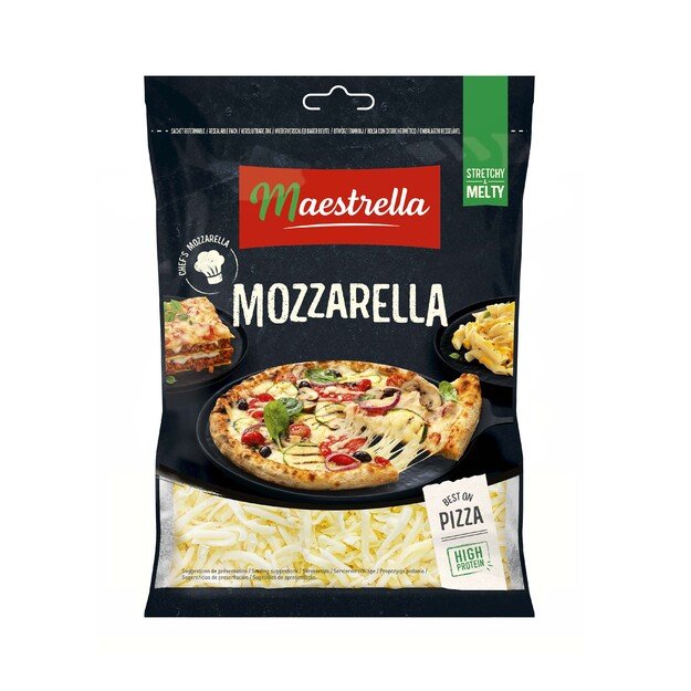 Sūris mozzarella MAESTRELLA, &scaron;iaudeliais, 40%, 150g