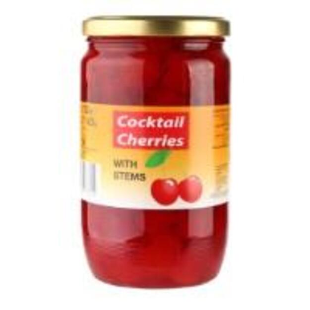 Konservuotos raudonos vyšnios LUCIANO, kokteiliams, 750/420 g