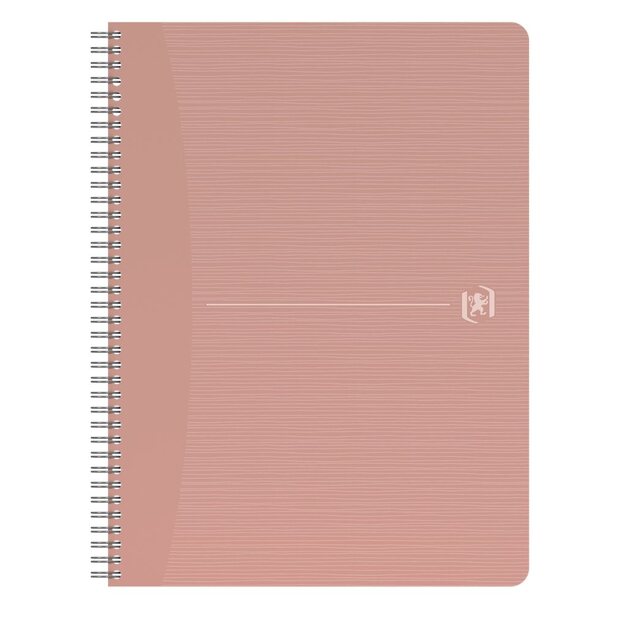 Perdirbtas sąsiuvinis su spirale OXFORD Rec&rsquo;Up, A4, 90 lapų, 90 gsm, langeliais 7