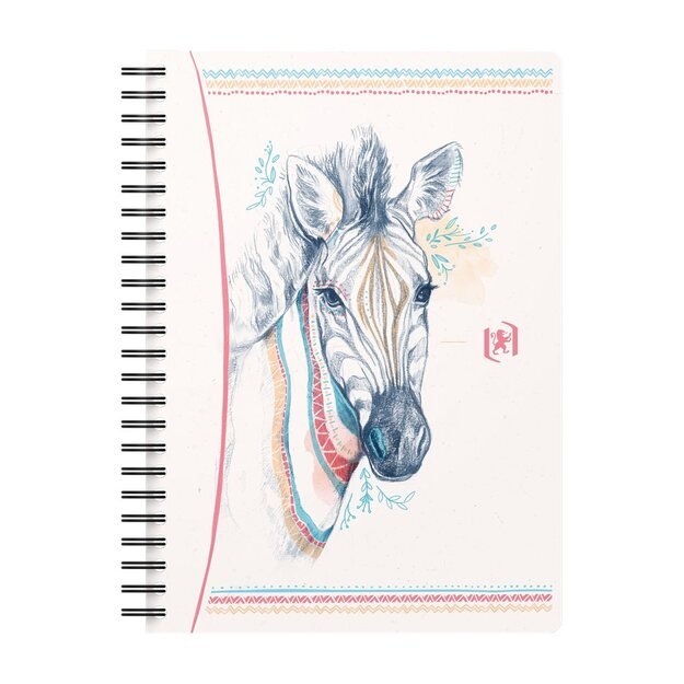 Sąsiuvinis su spirale OXFORD BOHO CHIC, A5, 60 lapų, 90 gsm, linijomis 3