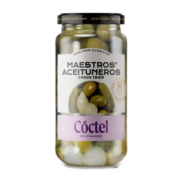 Daržovių ir alyvuogių mi&scaron;inys acte MAESTROS ACEITUNEROS, 345/150 g