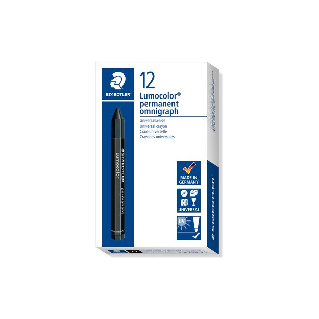 Sausas permanentinis žymeklis STAEDTLER LUMOCOLOR, JUODA 3