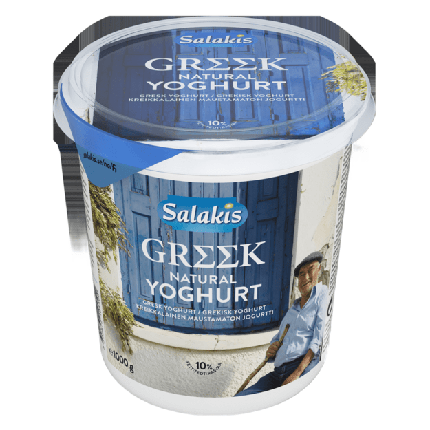 GRAIKI&Scaron;KAS jogurtas SALAKIS, 10 %, 1 kg