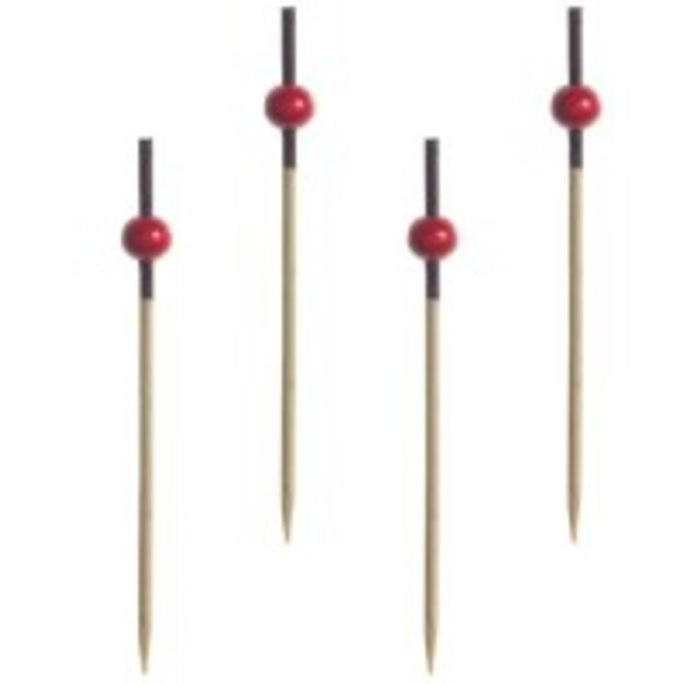 Smeigtukai RED PERL, mediniai, 7 cm, 250 vnt.