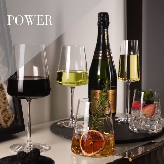Taurė POWER, raudonam vynui, kri&scaron;tolo stiklas, 520 ml, H 22,6 cm, D 9,3 cm, 6 vnt 1