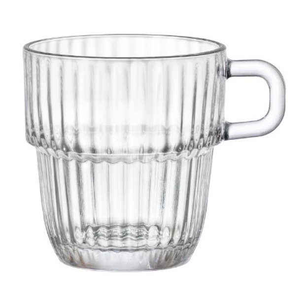 Puodelis BARSHINE, stiklas, 250 ml, H 8,5 cm, D 10,2 cm, vnt