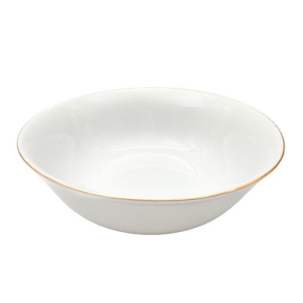 Dubenėlis Gold, porcelianas, 750 ml, D 18 cm, H 6,5 cm, vnt