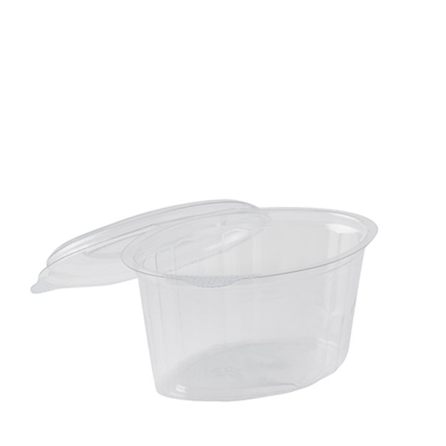 Padažo indelis, PET, su atlenkiamu dangteliu, 100ml, 100 vnt