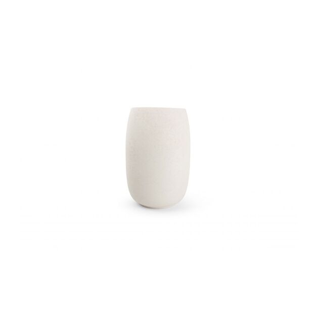 Vaza Bullet White, akmens masė, D 20 cm, H 30,5 cm, vnt