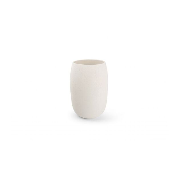 Vaza Bullet White, akmens masė, D 20 cm, H 30,5 cm, vnt 1