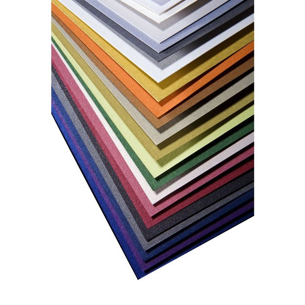 Dekoratyvinis popierius CURIOUS METALLIC, A4, 120 gr., 50 vnt./pak., Lustre, platinos sp. 1