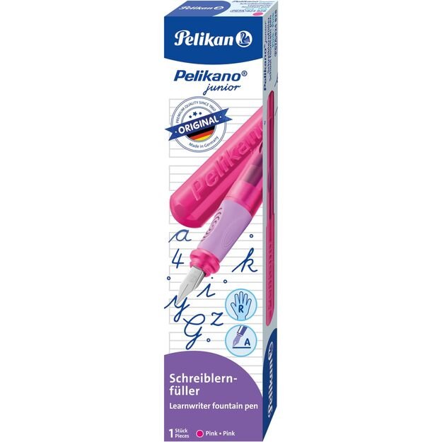 Plunksnakotis PELIKAN, rožinės spalvos, de&scaron;iniarankiams 1