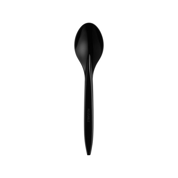Daugkartinis &scaron;auk&scaron;tas, juodos spalvos, plastikinis, 18 cm, 100 vnt.