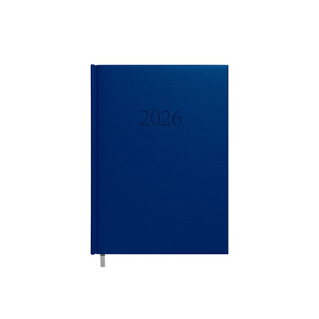 Kalendorius Week 2026, A5, PU, tamsiai mėlyna sp. 1