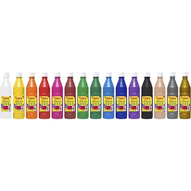 Skystas guašas buteliuke JOVI, 500 ml, oranžinė sp. 2