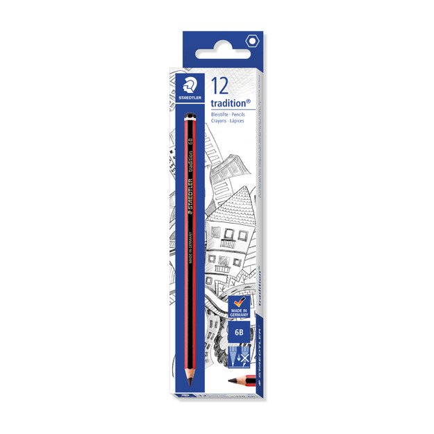 Pie&scaron;tukas STAEDTLER TRADITION 6B 11