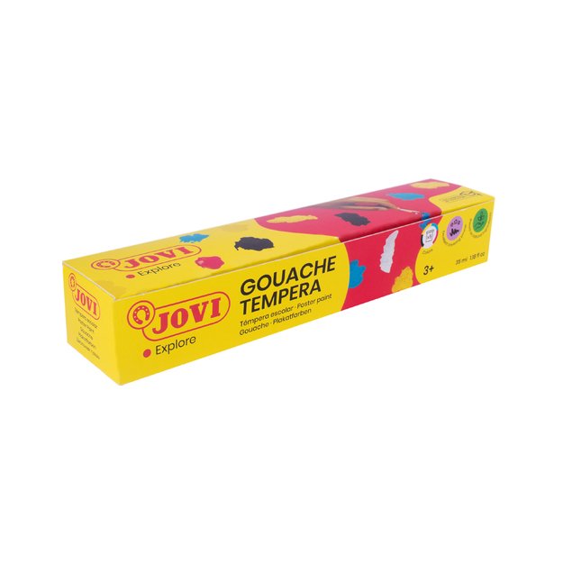 Gua&scaron;as JOVI TEMPERA, 35ml, 5 spalvų rinkinys su teptuku 5