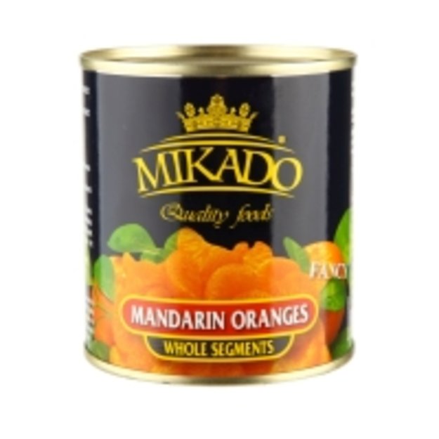 Konservuoti mandarinai MIKADO, silpname sirupe, 312 g/ 175 g