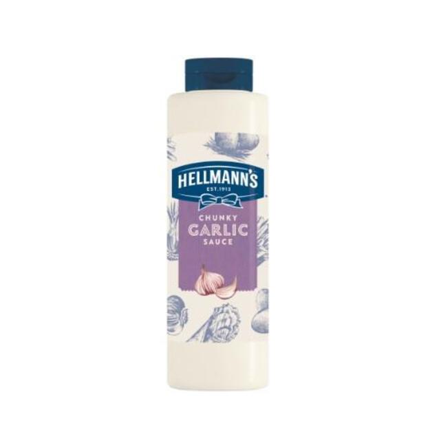 Česnakinis padažas HELLMANN S, 860 g.