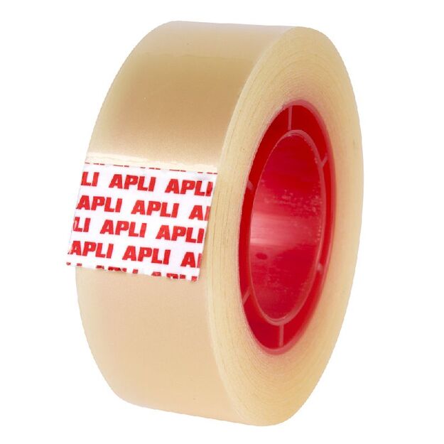 Lipni juostelė APLI, 19 mm x 33 m, skaidri 1
