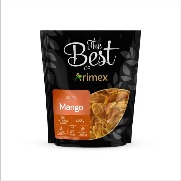 Džiovintios mangų riekutės ARIMEX, 200 g