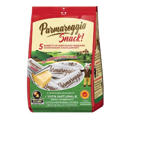Kietojo PARMIGIANO  sūrio užkandis PARMIGIANO, 100g (5x20g)