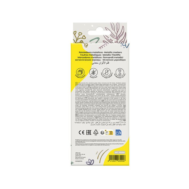 Žymekliai JOVI DECOR METALIC, 6 sp. 2